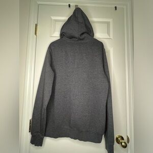 Divided gray hoodie, Large